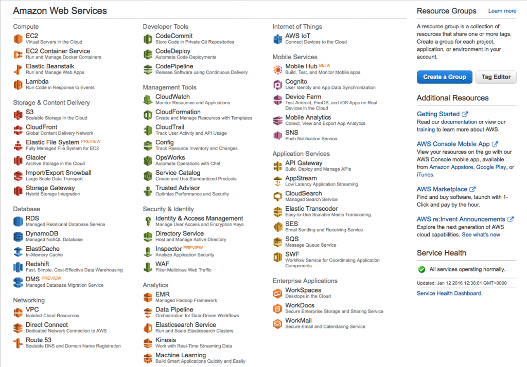 AWS Management Console